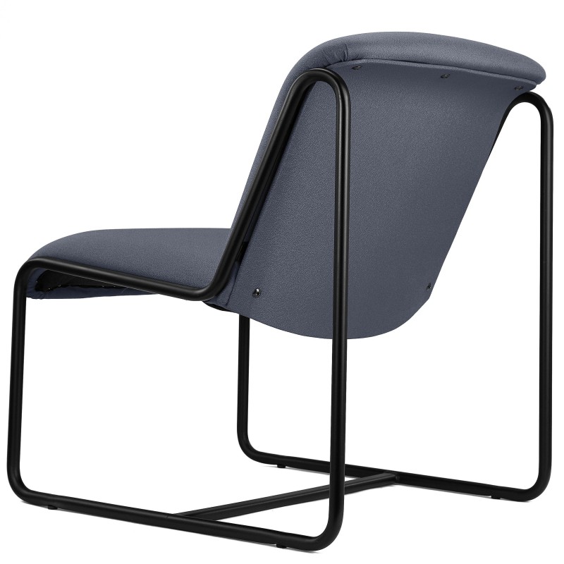 Silla de Confidente LIMA, En Tela, Color Negro