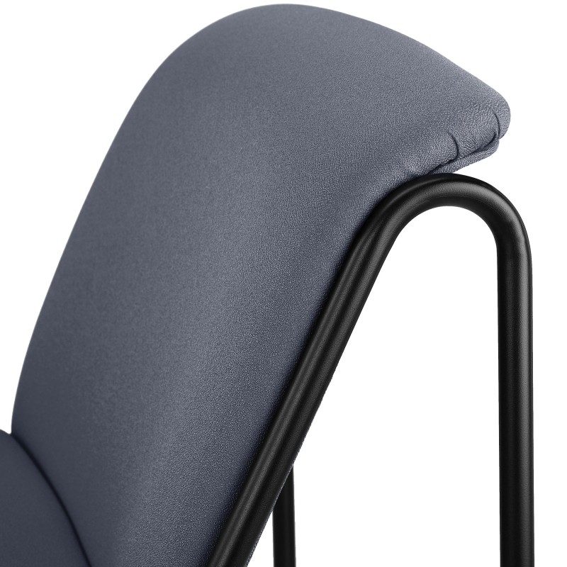 Silla de Confidente LIMA, En Tela, Color Negro