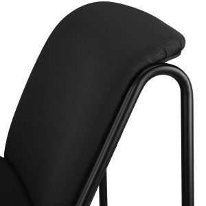 Silla de Confidente LIMA, En Tela, Color Negro
