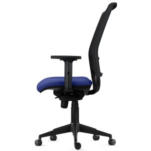 Silla Ergonómica NEPTUNO en Malla y Tela Negra
