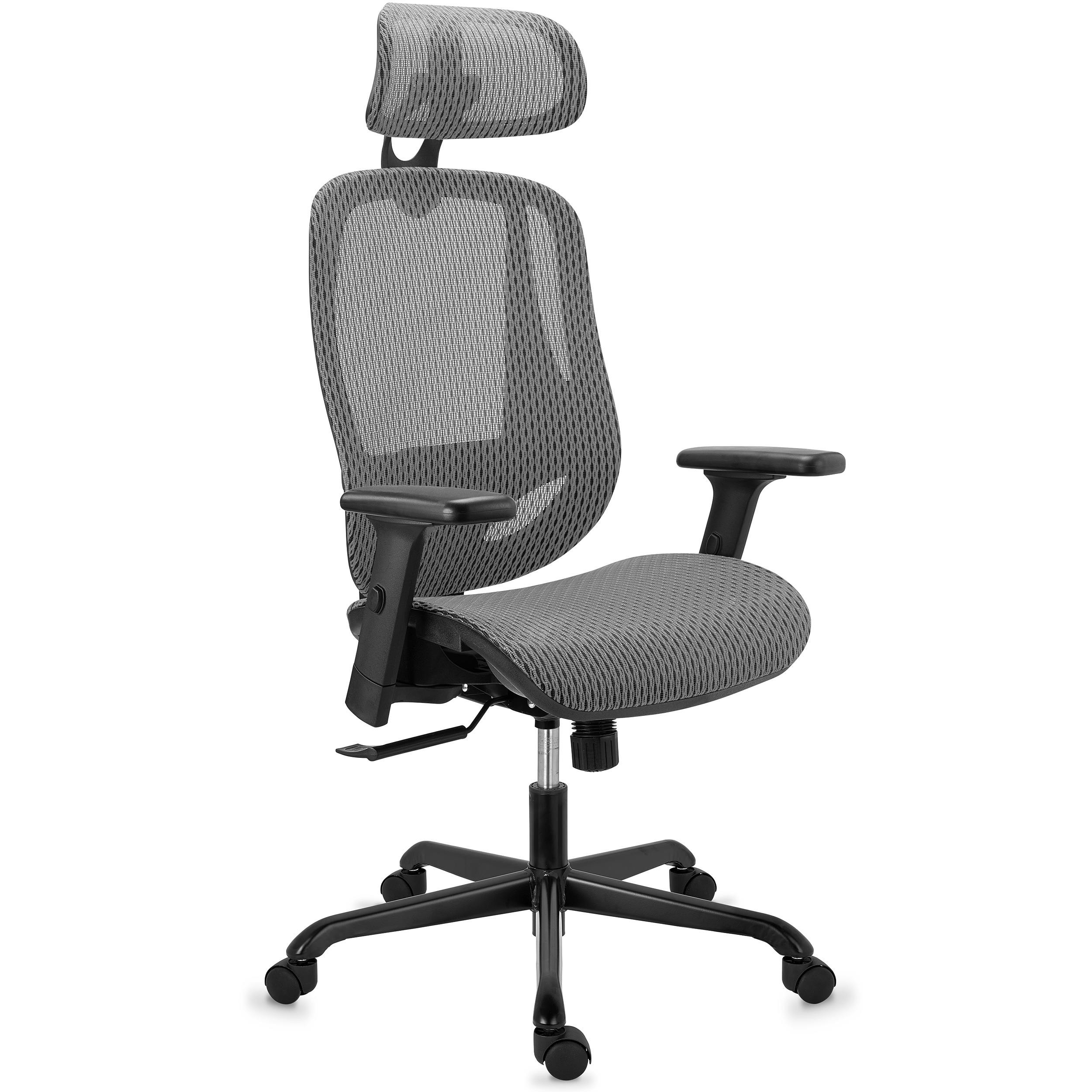 Silla Ergonómica NOVA, Muy Cómoda y Ajustable, Gran Calidad y Diseño, Malla Negra