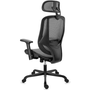 Silla ergonómica NOVA, gran diseño y comodidad, negro