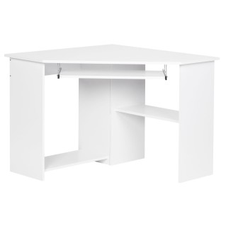 Mesa de ordenador esquinera MARKUS, en blanco