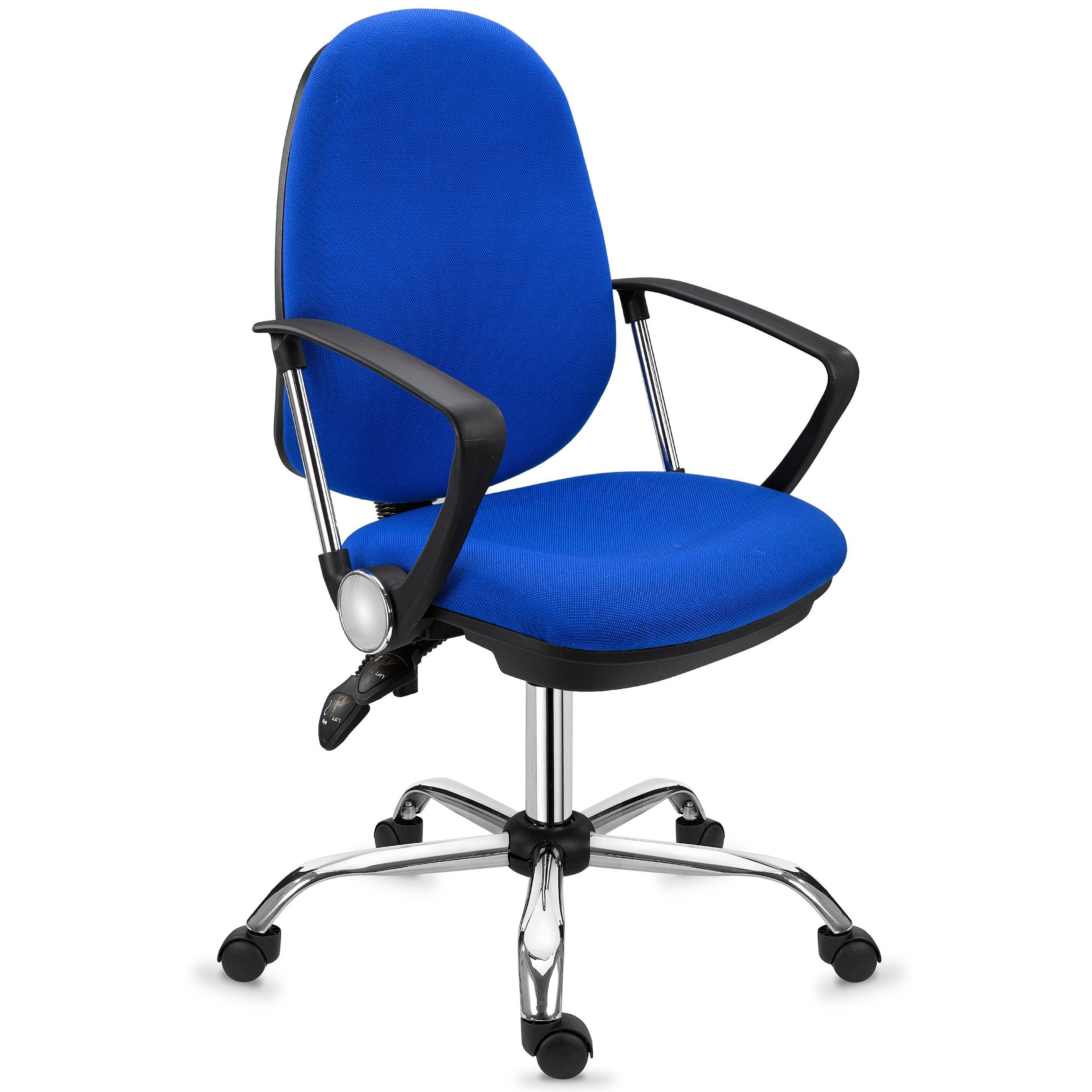 Silla de Oficina ROMA, Respaldo Ajustable, Cómoda y Robusta, Uso 8H, en Negro