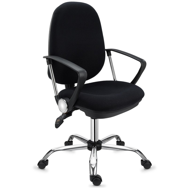 Silla de Oficina ROMA en Negro