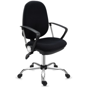 Silla de Oficina ROMA en Negro