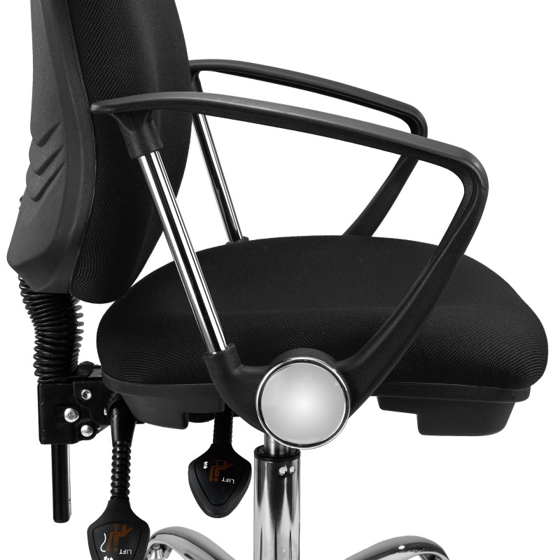 Silla de Oficina ROMA en Negro