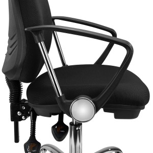 Silla de Oficina ROMA en Negro