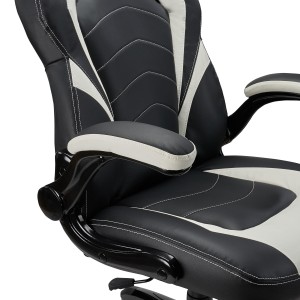Silla Gaming NITRO en Piel color Negro y Azul
