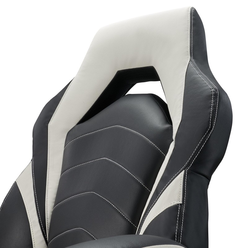 Silla Gaming NITRO en Piel color Negro y Azul