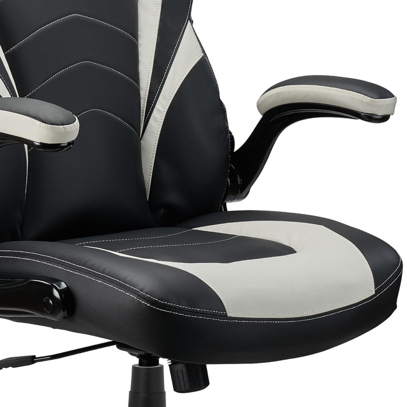 Silla Gaming NITRO en Piel color Negro y Azul