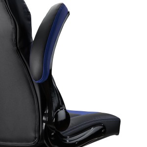 Silla Gaming NITRO en Piel color Negro y Azul