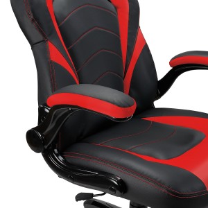 Silla Gaming NITRO en Piel color Negro y Azul