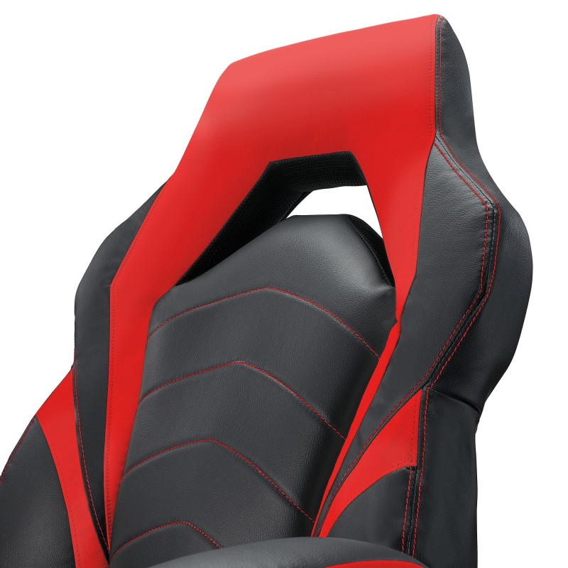 Silla Gaming NITRO en Piel color Negro y Azul