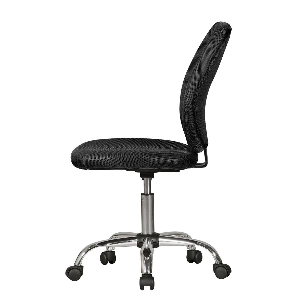 Silla de Escritorio PONY, Apta de 6 a 15 Años, En Malla Transpirable, Color Negro