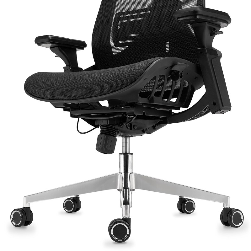 Silla ergonómica EXPLORER, 100% ajustable, en negro