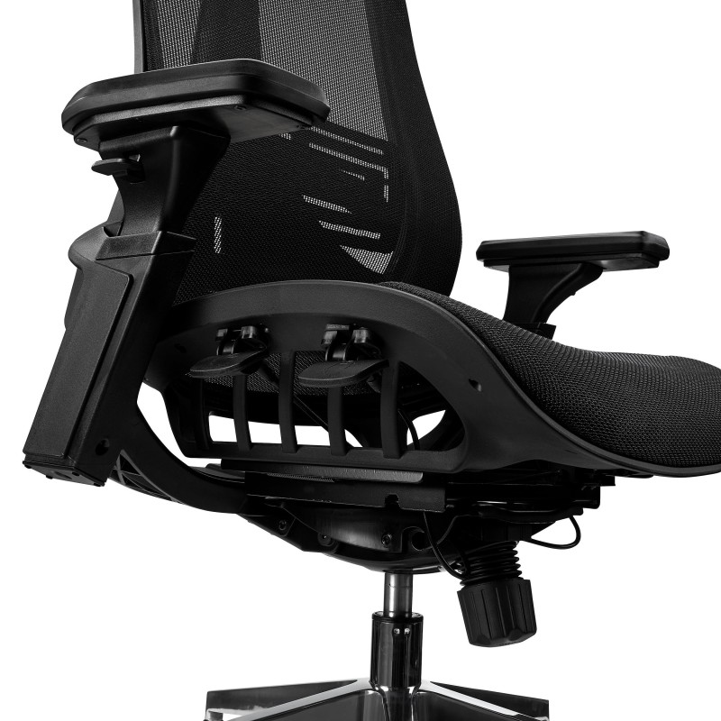 Silla ergonómica EXPLORER, 100% ajustable, en negro