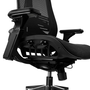 Silla ergonómica EXPLORER, 100% ajustable, en negro