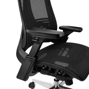 Silla ergonómica EXPLORER, 100% ajustable, en negro