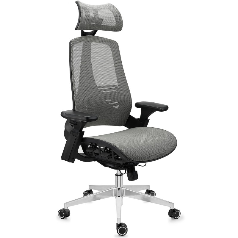 Silla ergonómica EXPLORER, 100% ajustable, en negro