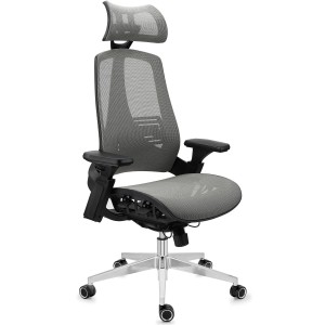 Silla ergonómica EXPLORER, 100% ajustable, en negro