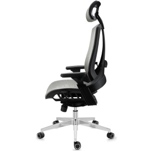 Silla ergonómica EXPLORER, 100% ajustable, en negro