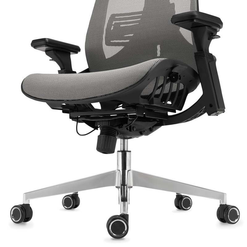 Silla ergonómica EXPLORER, 100% ajustable, en negro