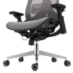 Silla ergonómica EXPLORER, 100% ajustable, en negro
