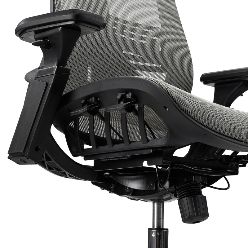 Silla ergonómica EXPLORER, 100% ajustable, en negro
