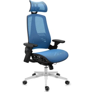 Silla ergonómica EXPLORER, 100% ajustable, en negro