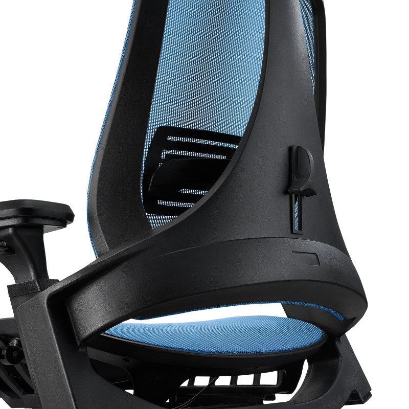 Silla ergonómica EXPLORER, 100% ajustable, en negro