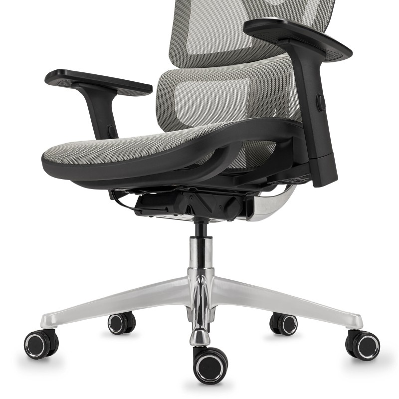 Silla ergonómica APOLO, ajustable y de gran calidad, negro
