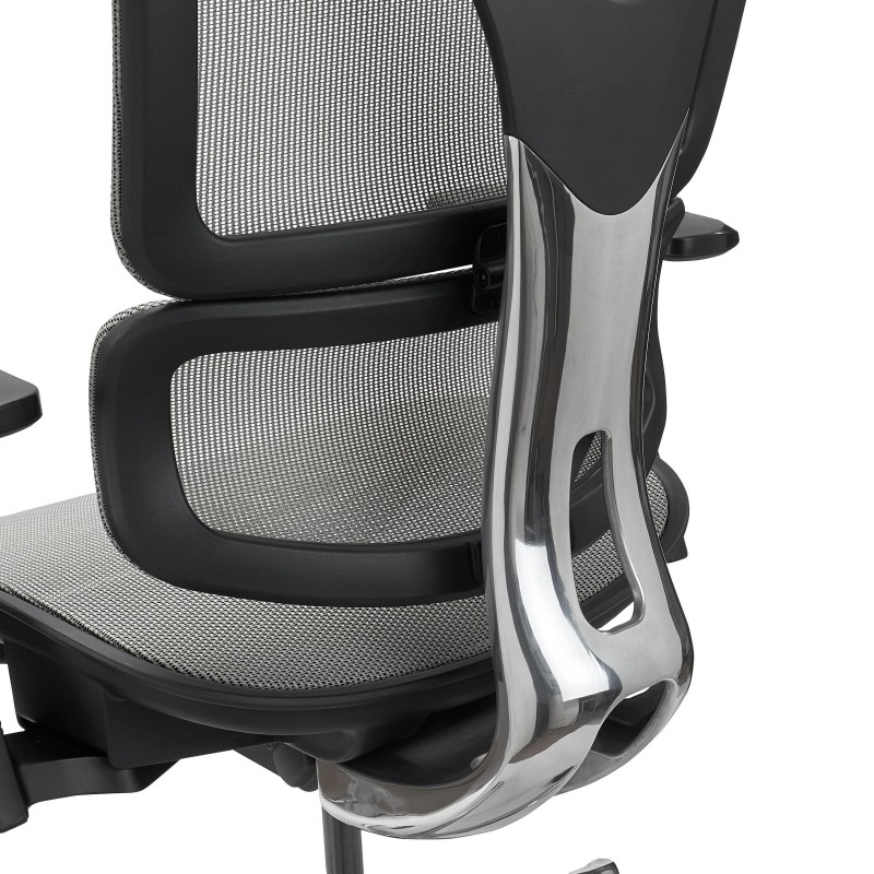 Silla ergonómica APOLO, ajustable y de gran calidad, negro