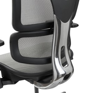 Silla ergonómica APOLO, ajustable y de gran calidad, negro