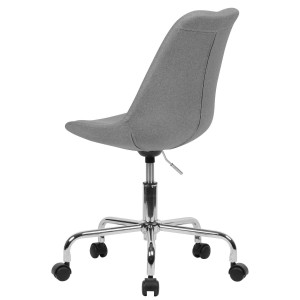 Silla de Oficina ARIEL, En Tela, Color Negro