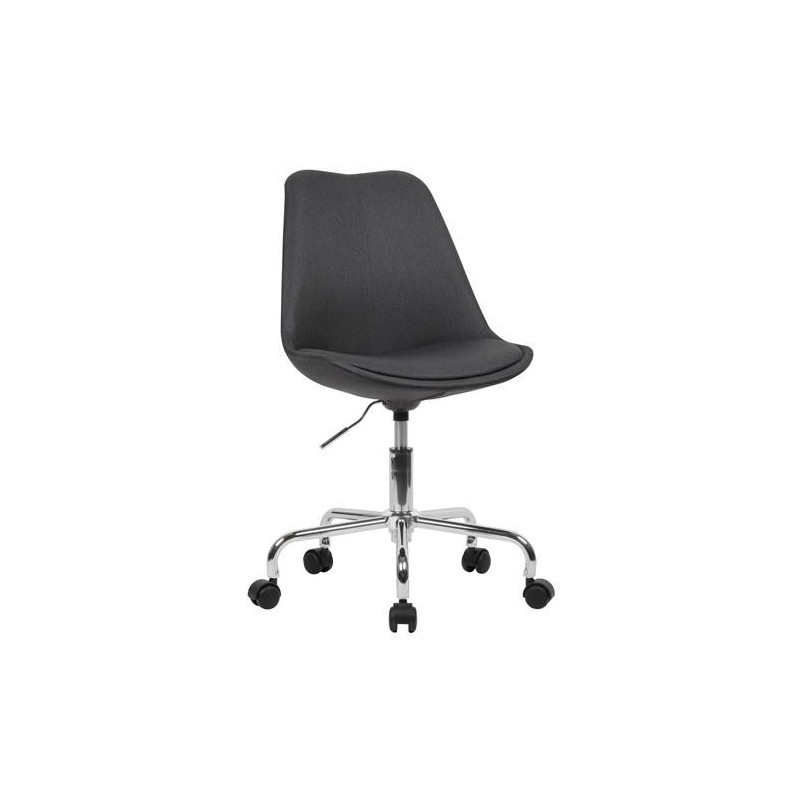 Silla de Oficina ARIEL, En Tela, Color Negro