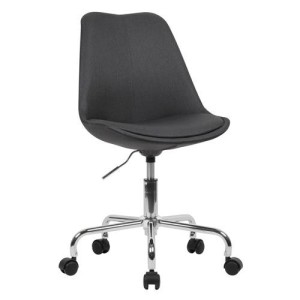Silla de Oficina ARIEL, En Tela, Color Negro