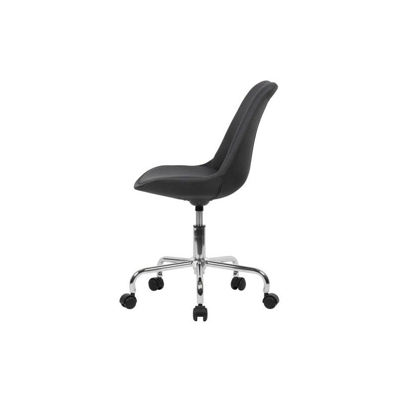 Silla de Oficina ARIEL, En Tela, Color Negro