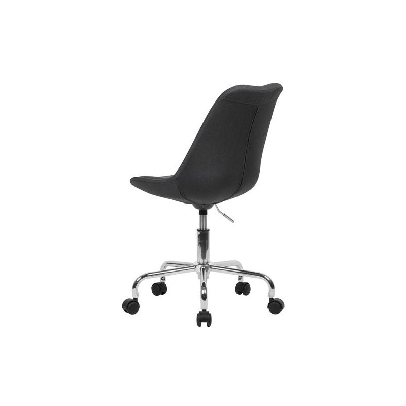Silla de Oficina ARIEL, En Tela, Color Negro