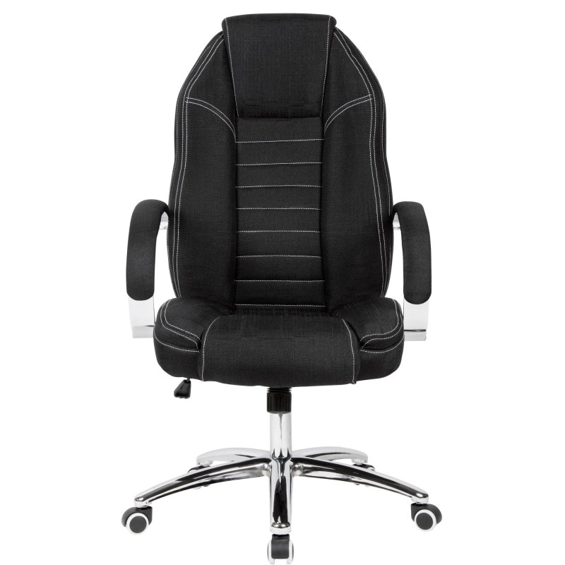 Sillón de Oficina TORONTO en Tela Negra