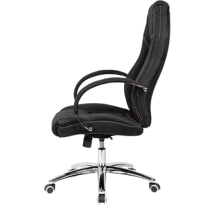 Sillón de Oficina TORONTO en Tela Negra