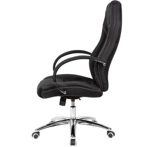 Sillón de Oficina TORONTO en Tela Negra