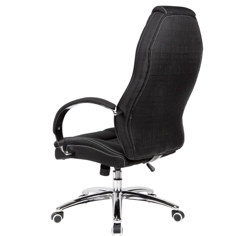 Sillón de Oficina TORONTO en Tela Negra