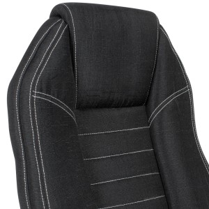 Sillón de Oficina TORONTO en Tela Negra