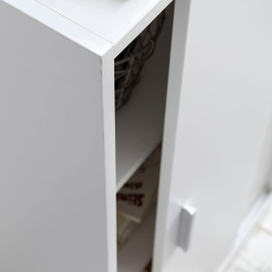 Armario de Oficina NABILA en Madera color Blanco