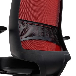 Silla Ergonómica SANTOS con reposacabezas, uso 8h, negro