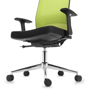 Silla Ergonómica SANTOS con reposacabezas, uso 8h, negro