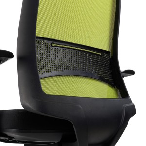 Silla Ergonómica SANTOS con reposacabezas, uso 8h, negro