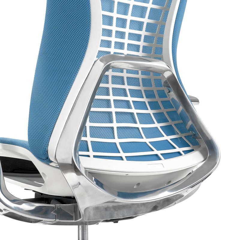 Silla ergonómica ENERGY, reposacabezas, en negro