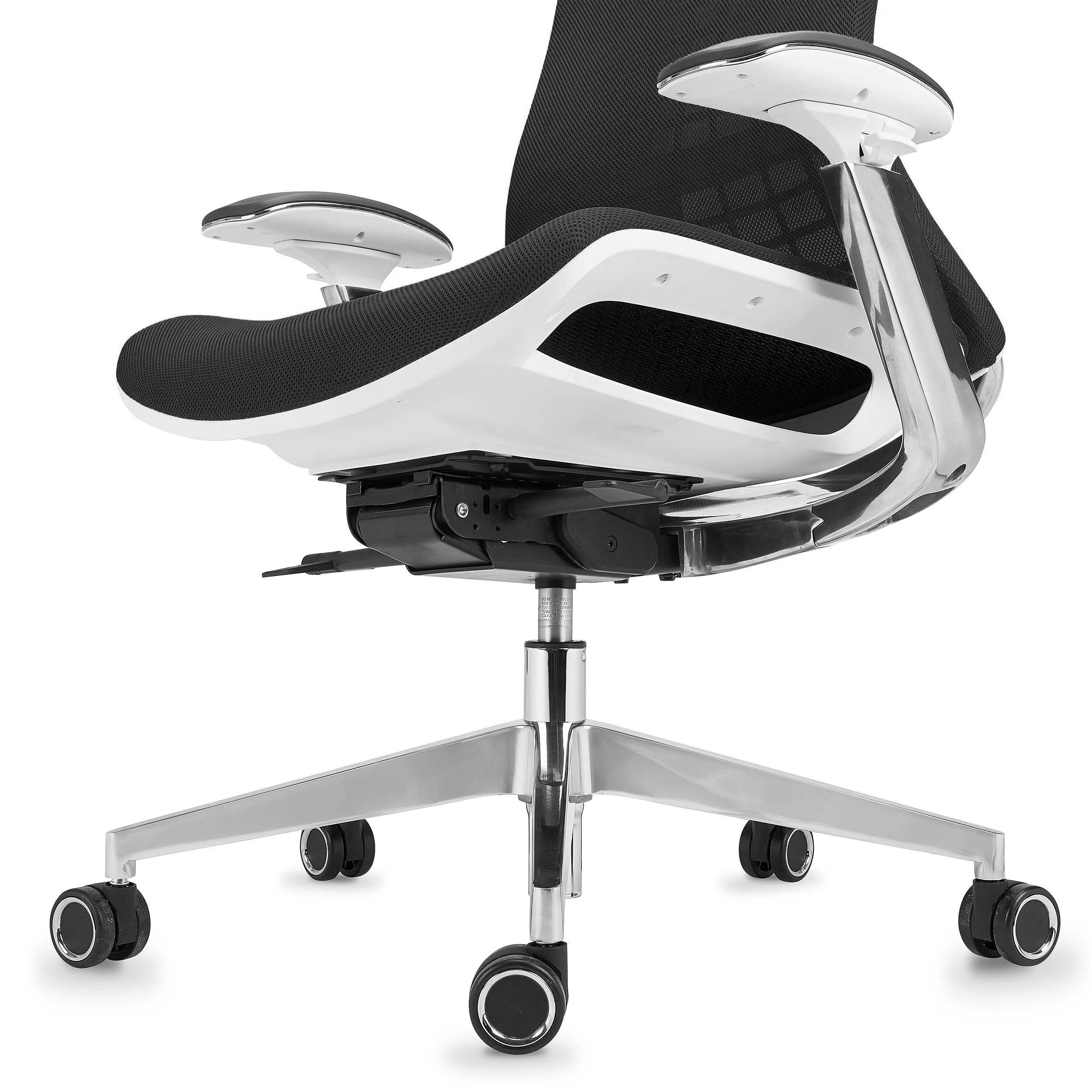 Silla Ergonómica ENERGY, Reposacabezas, Máxima Tecnología y Calidad, En Malla Negra